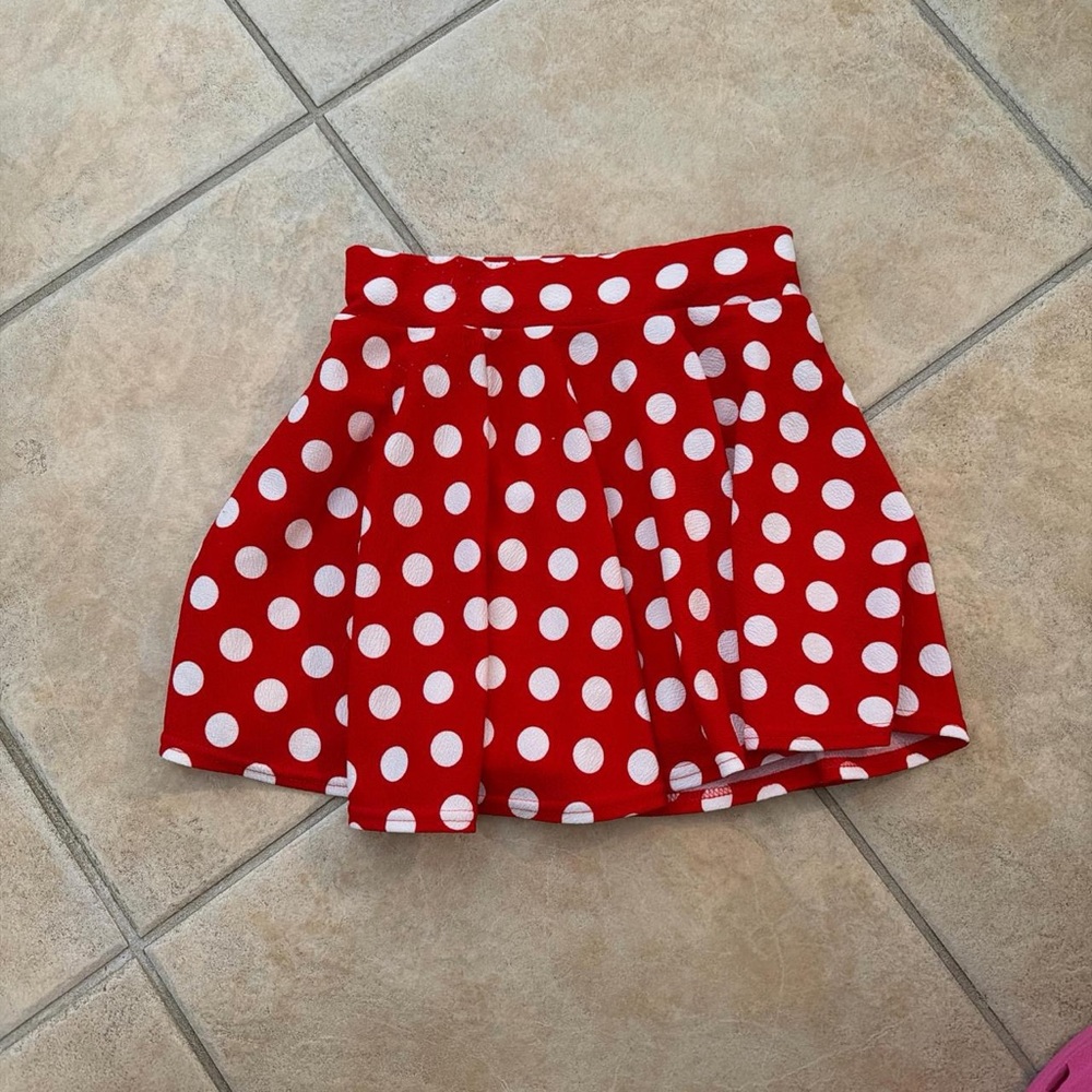 Minnie Mouse Polka Dot Skirt